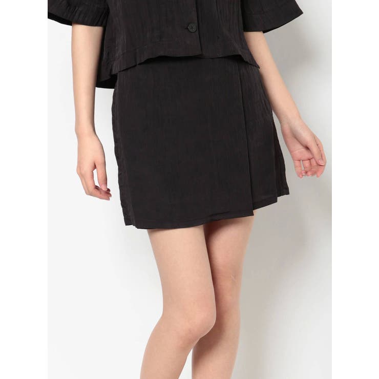 ハイウエストラップミニスカート【セットアップ着用可】[品番