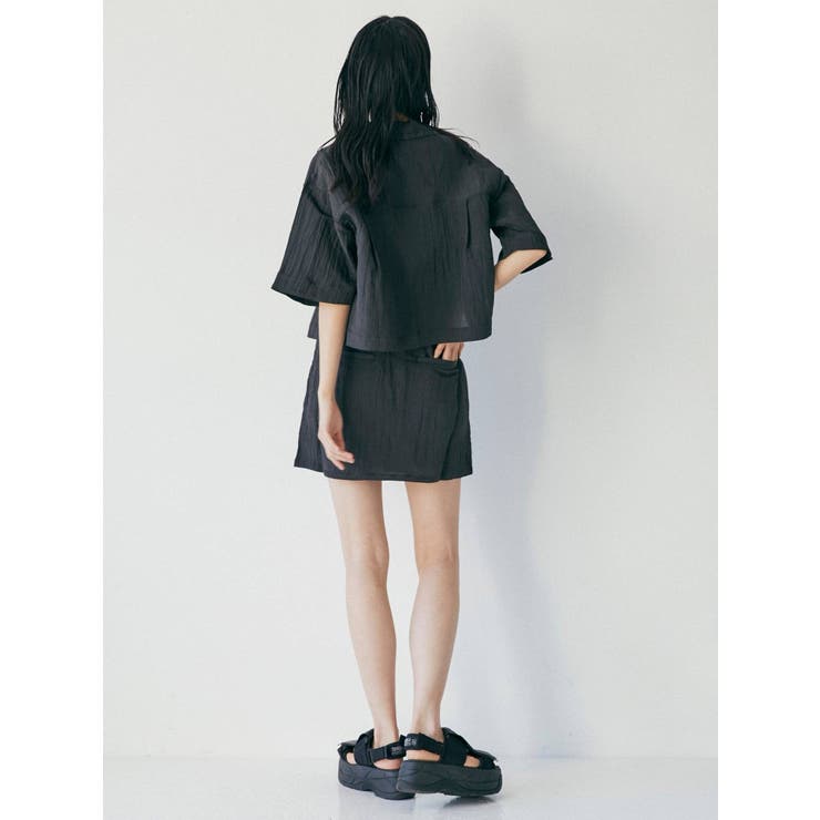 ハイウエストラップミニスカート【セットアップ着用可】[品番