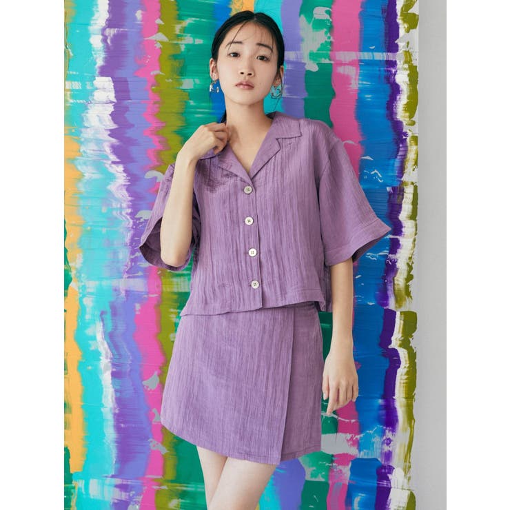 ハイウエストラップミニスカート【セットアップ着用可】 | MURUA | 詳細画像9 