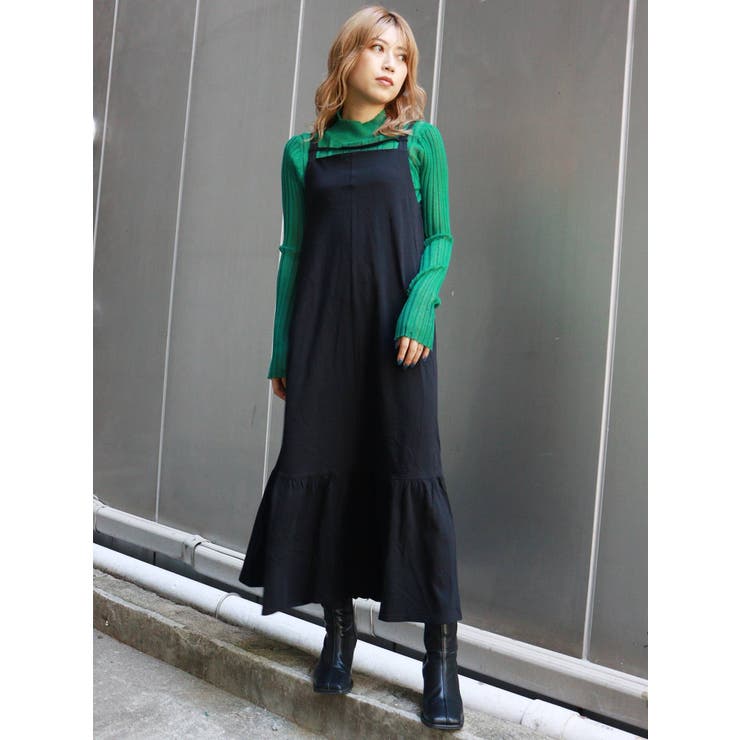 ティアードカットソーキャミワンピース[品番:MKSW0047330 ティアードカットソーキャミワンピース[品番:MKSW0047330