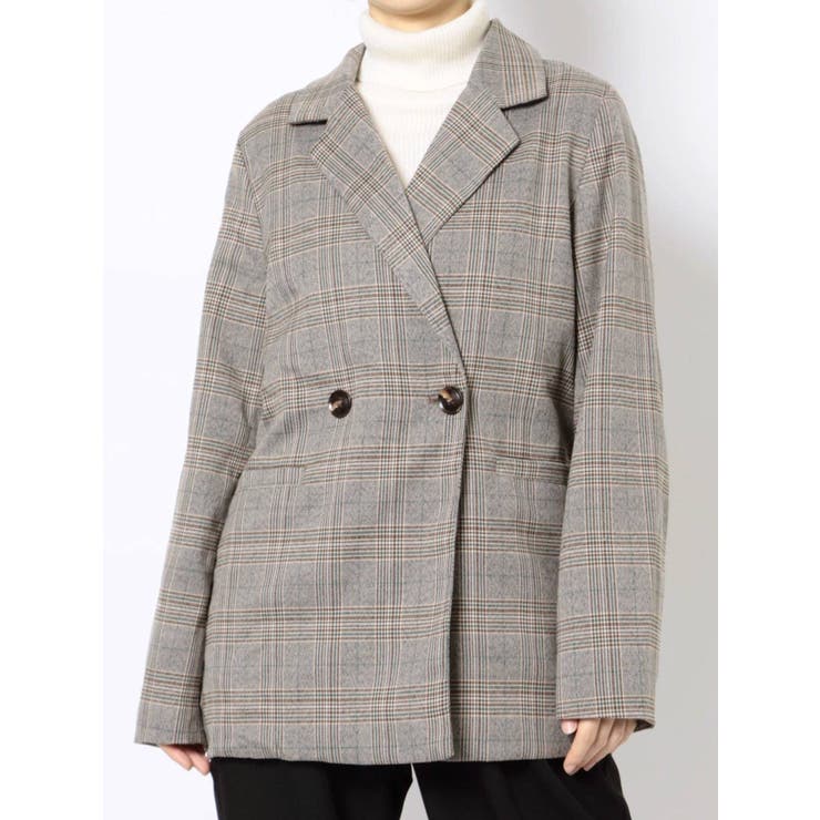 チェックテーラードジャケット[品番：MKSW0052941]｜MURUA（ムルーア 