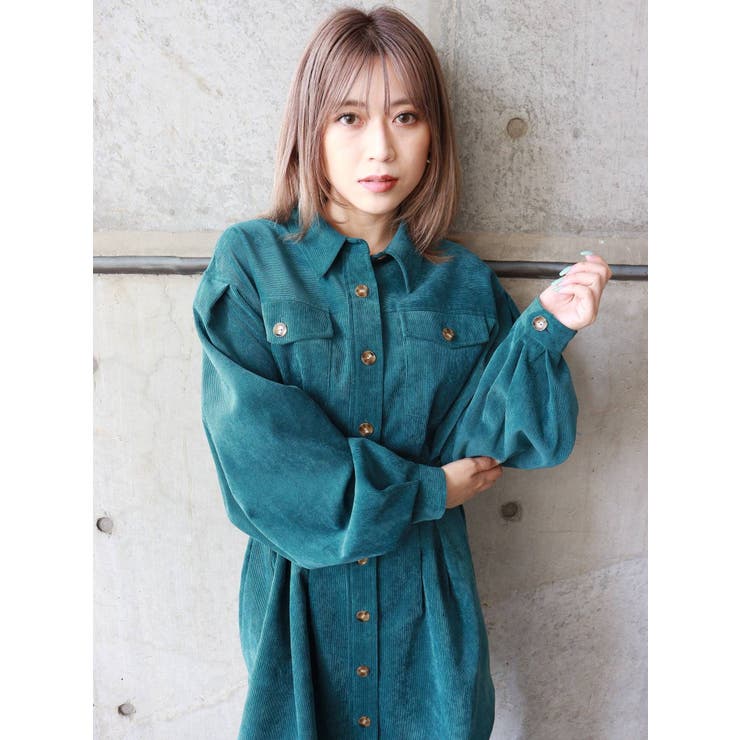 SaturdayClub ミニワンピース カラー ベルト ウエストタイ SaturdayClub ミニワンピース カラー ベルト ウエストタイ