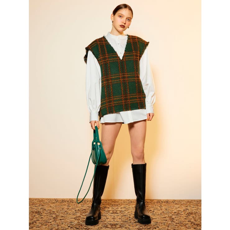 ルーズベストシャツワンピース【セット販売】[品番：MKSW0045825