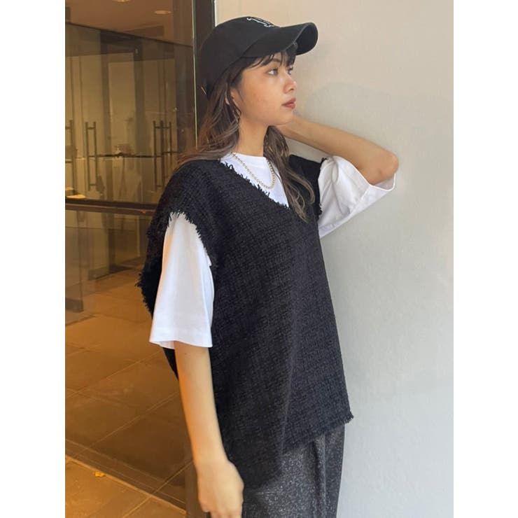 ルーズベストシャツワンピース【セット販売】[品番：MKSW0045825