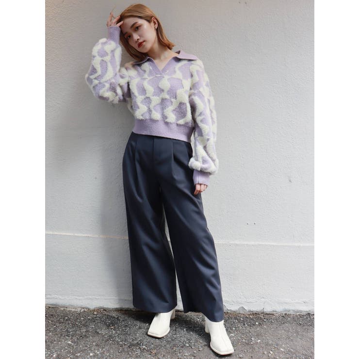 ベルトタックワイドパンツ[品番：MKSW0047912]｜MURUA（ムルーア