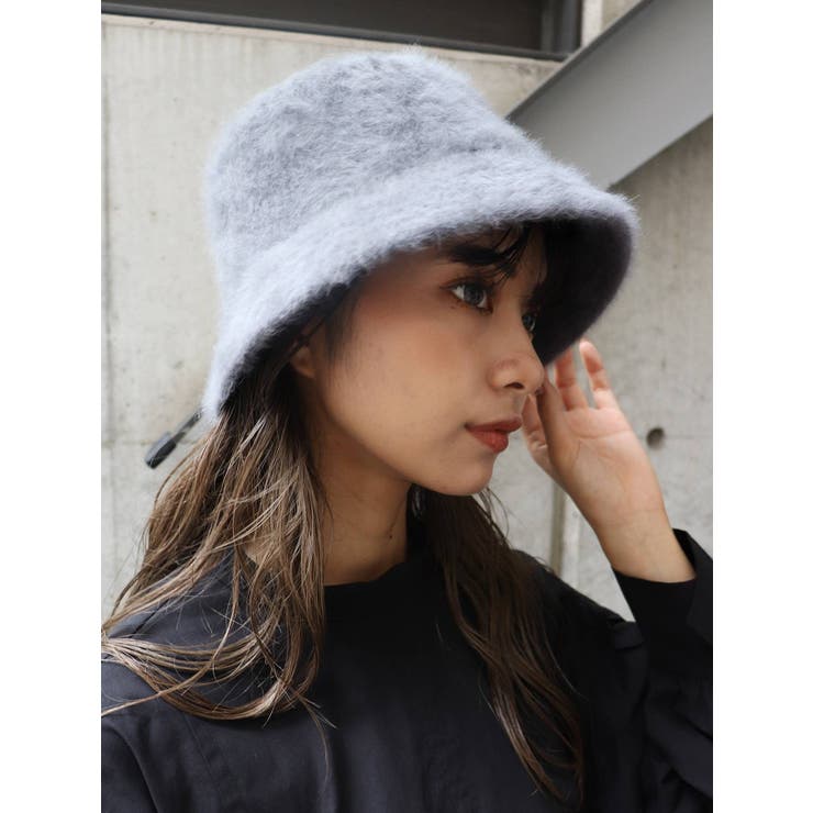 世界の ファーバケットハット[品番：MKSW0046012]｜MURUA（ムルーア）の 帽子