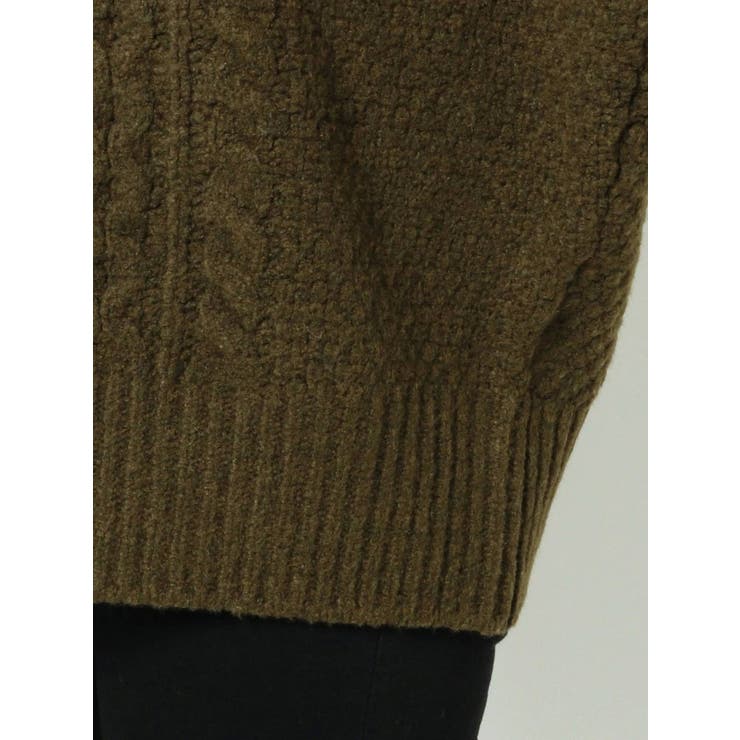 WEB限定 ITEM】ボリュームケーブルニット[品番：MKSW0047469]｜MURUA