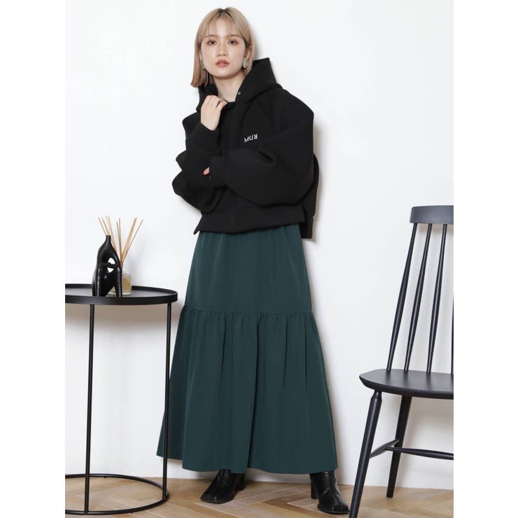 ロゴボンディングショートパーカー[品番：MKSW0047262]｜MURUA