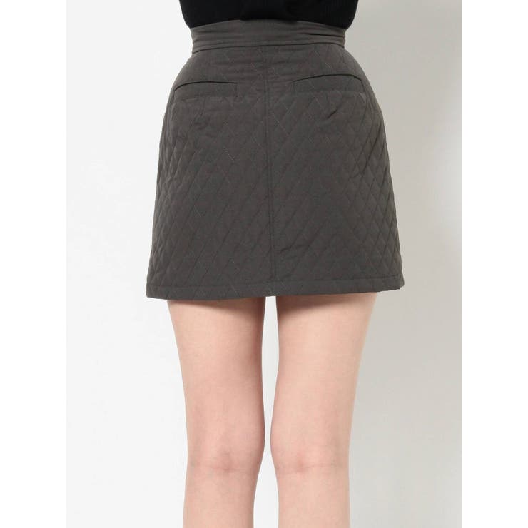 キルティングミニスカート[品番：MKSW0047882]｜MURUA（ムルーア）の