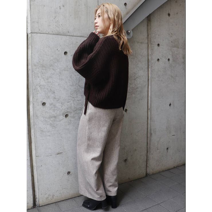 MURUA ボリュームケーブルニット リボンケーブルニット[品番：MKSW0049258]｜MURUA（ムルーア