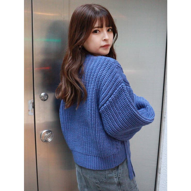 リボンケーブルニット[品番：MKSW0049258]｜MURUA（ムルーア）の