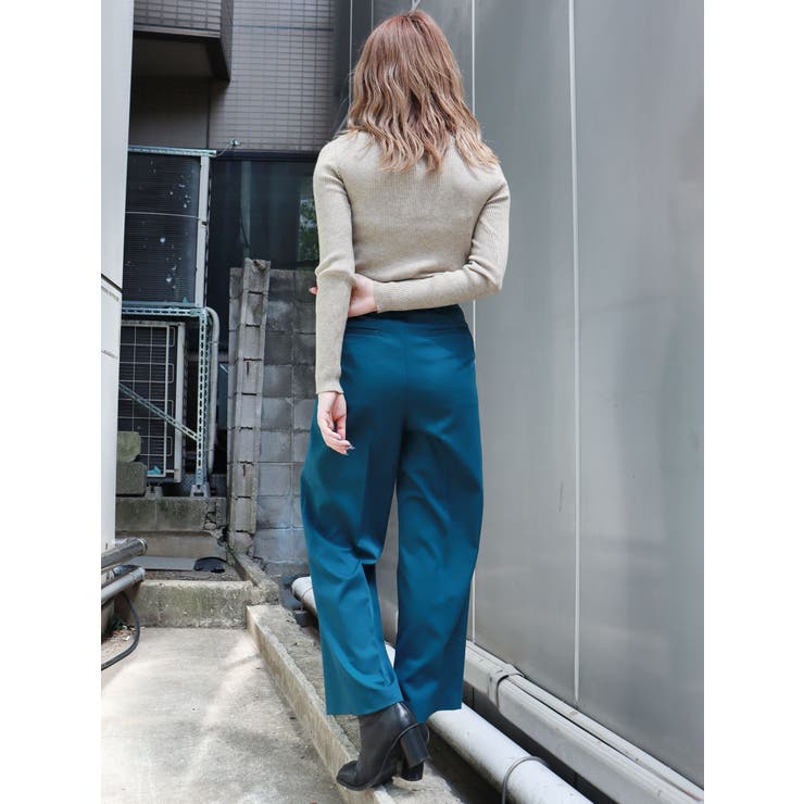 ハーフジップカットニット[品番：MKSW0047885]｜MURUA（ムルーア）の