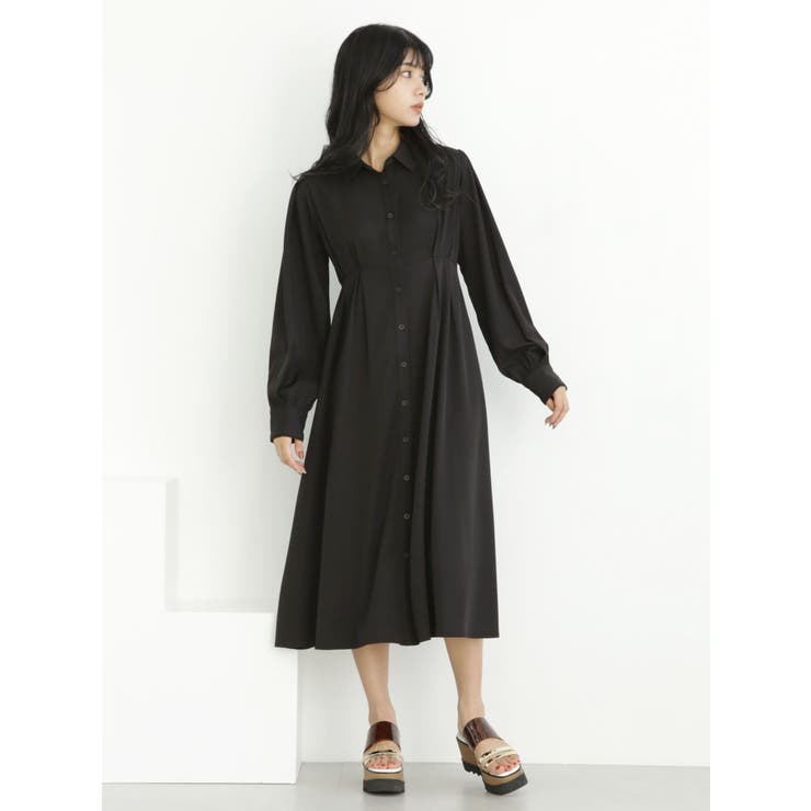 ウエストタックシャツワンピース[品番：MKSW0048806]｜MURUA