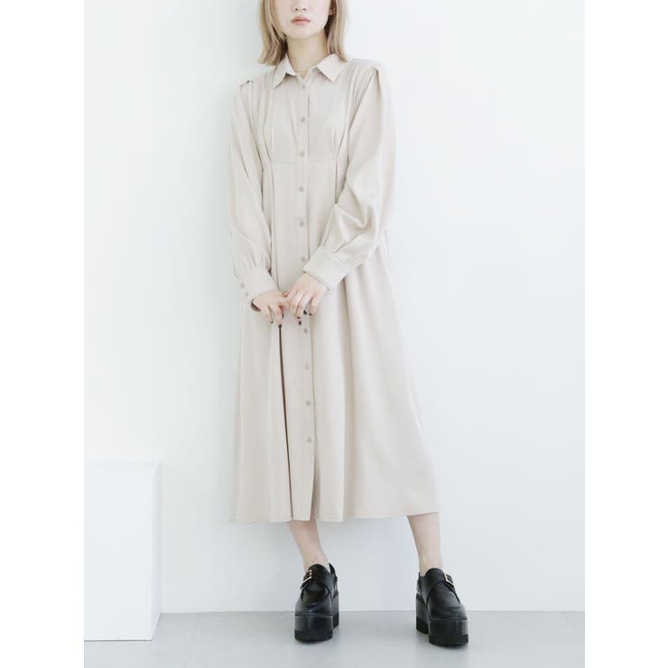 ウエストタックシャツワンピース[品番：MKSW0048806]｜MURUA