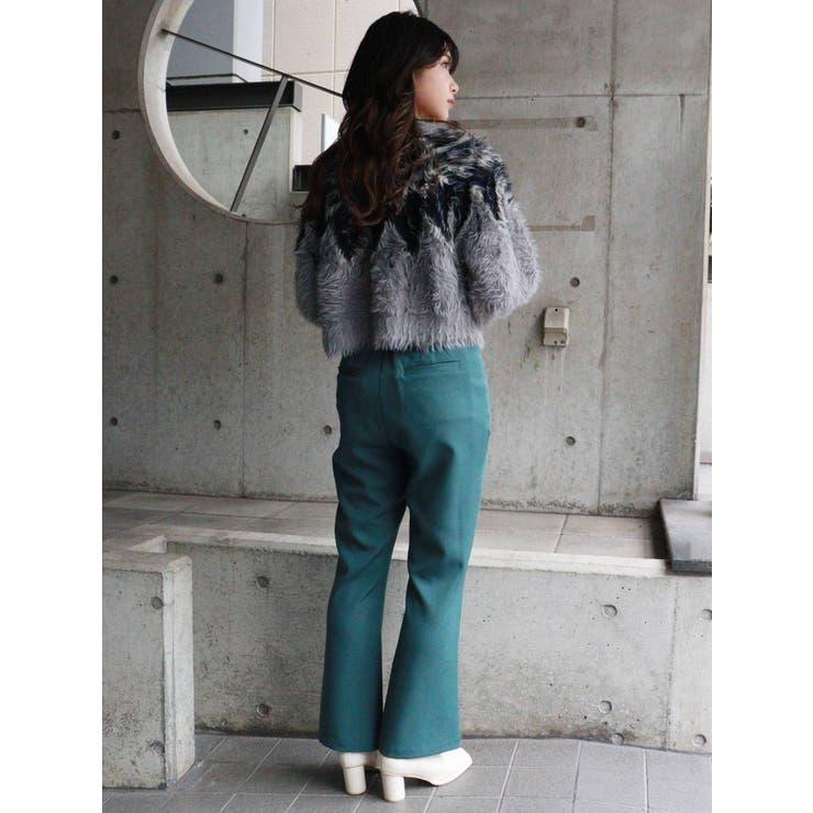 ステップスリットフィットフレアパンツ | MURUA | 詳細画像7 