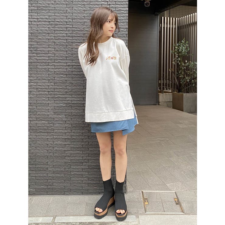 アシメラップミニスカート | MURUA | 詳細画像10 