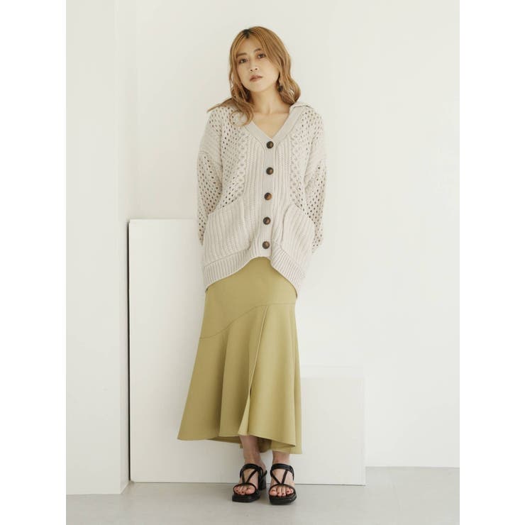 アシメスリットマーメイドスカート | MURUA | 詳細画像3 