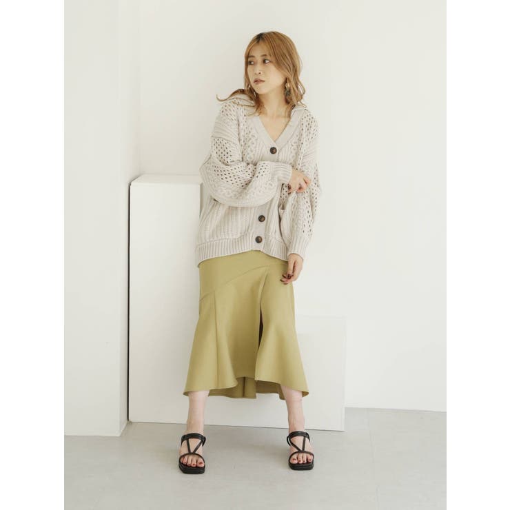 アシメスリットマーメイドスカート | MURUA | 詳細画像4 