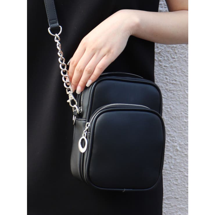 ブラック | ミニスクエアバッグ | MURUA