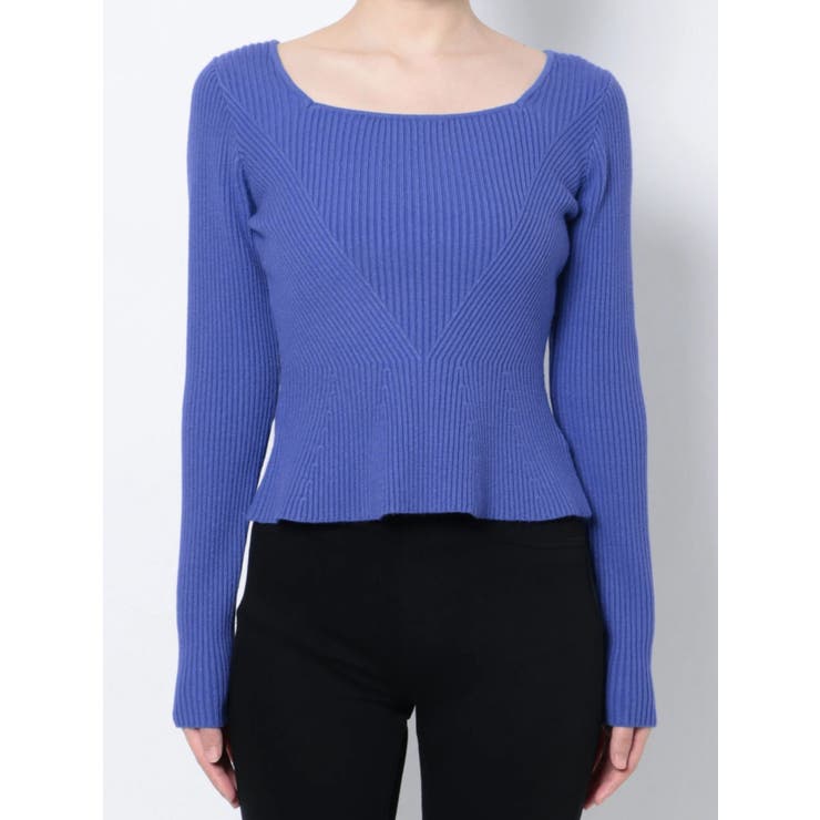 ショートペプラムニット | MURUA | 詳細画像15 