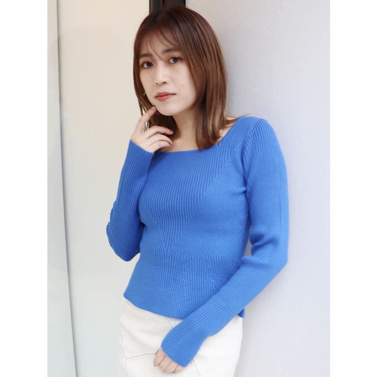 ショートペプラムニット | MURUA | 詳細画像9 