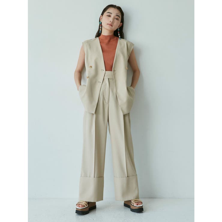 パネルラインジレ[品番：MKSW0050329]｜MURUA（ムルーア）のレディース  