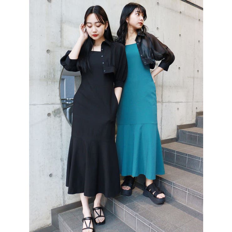 ショートコンビタイトワンピース[品番：MKSW0051070]｜MURUA
