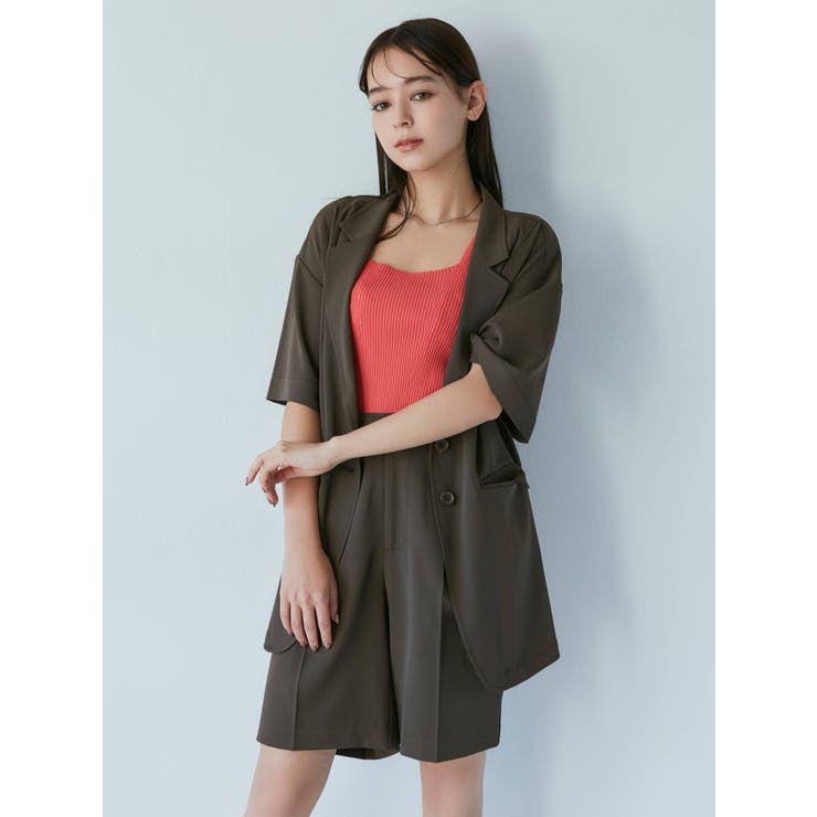 タックハーフパンツ[品番：MKSW0049906]｜MURUA（ムルーア）の