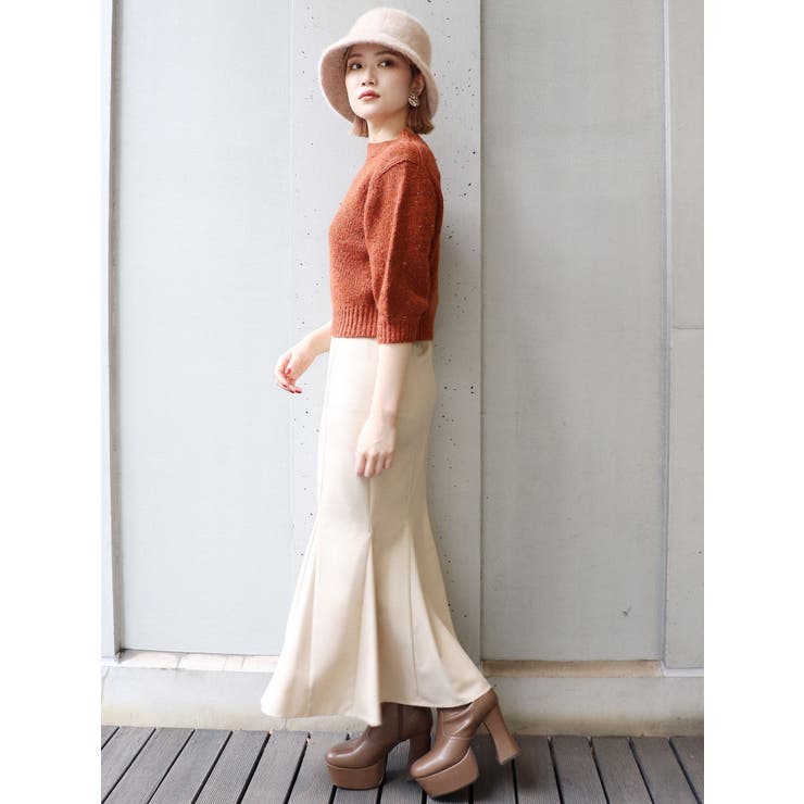 バックスリットハイウエストマーメイドスカート | MURUA | 詳細画像12 