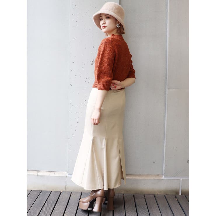 バックスリットハイウエストマーメイドスカート | MURUA | 詳細画像13 