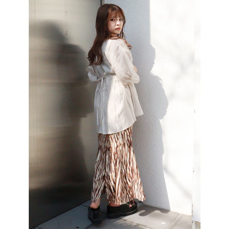 バックスリットハイウエストマーメイドスカート | MURUA | 詳細画像8 