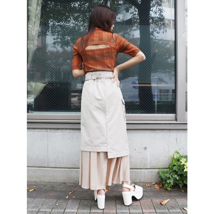 バックオープンニット | MURUA | 詳細画像11 