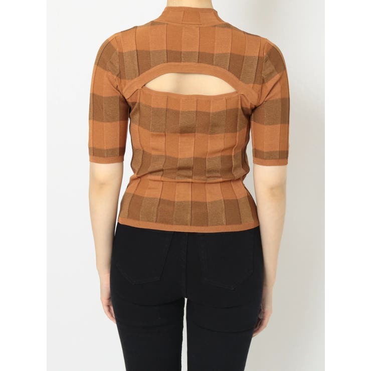 バックオープンニット | MURUA | 詳細画像20 