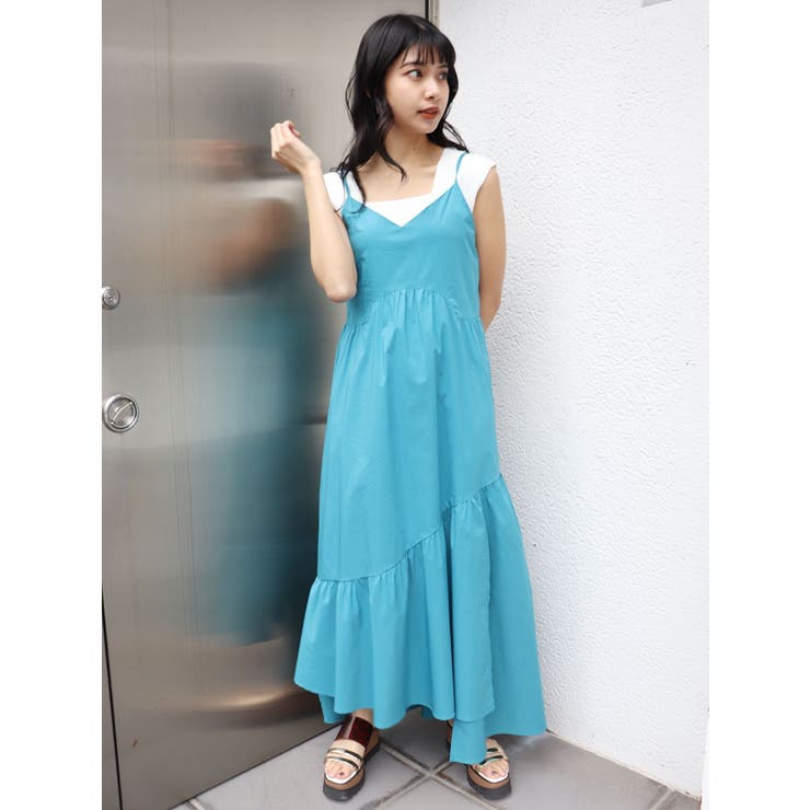 バックオープンアシメニットタンク[品番：MKSW0049880]｜MURUA
