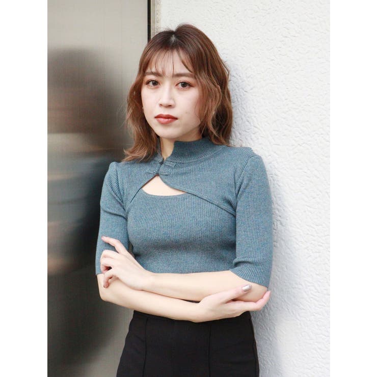 maururuさま♡専用 2WAYレイヤードニットワンピース【WEB限定セットワンピ】[品番