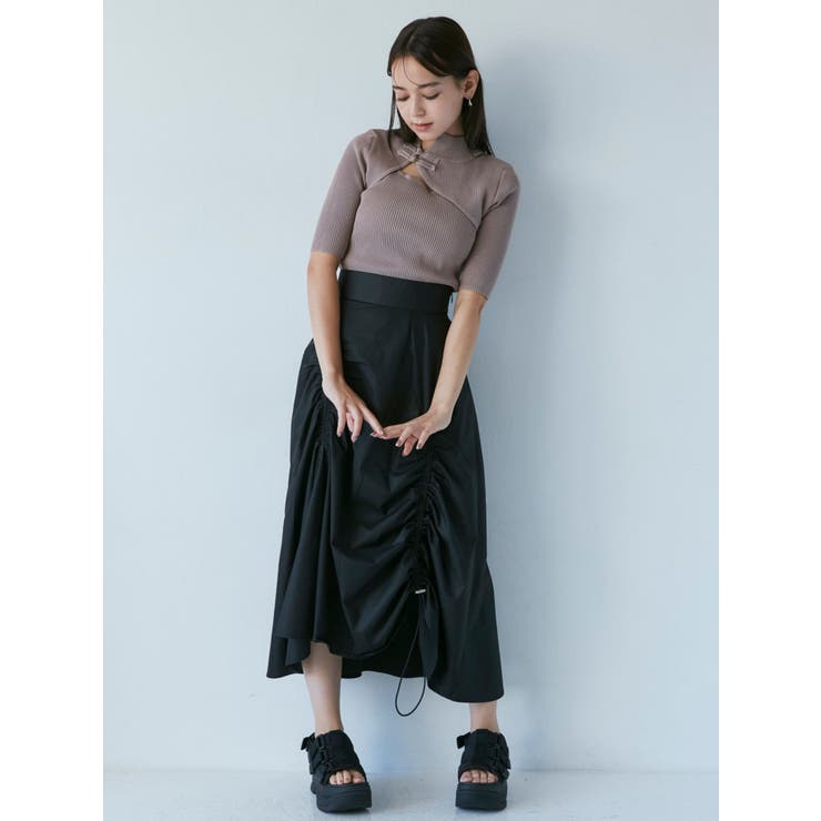 maururuさま♡専用 2WAYレイヤードニットワンピース【WEB限定セットワンピ】[品番