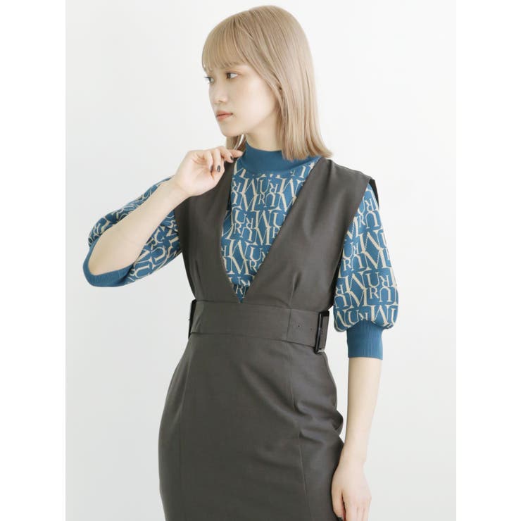 パターンジャガートハーフニット | MURUA | 詳細画像10 