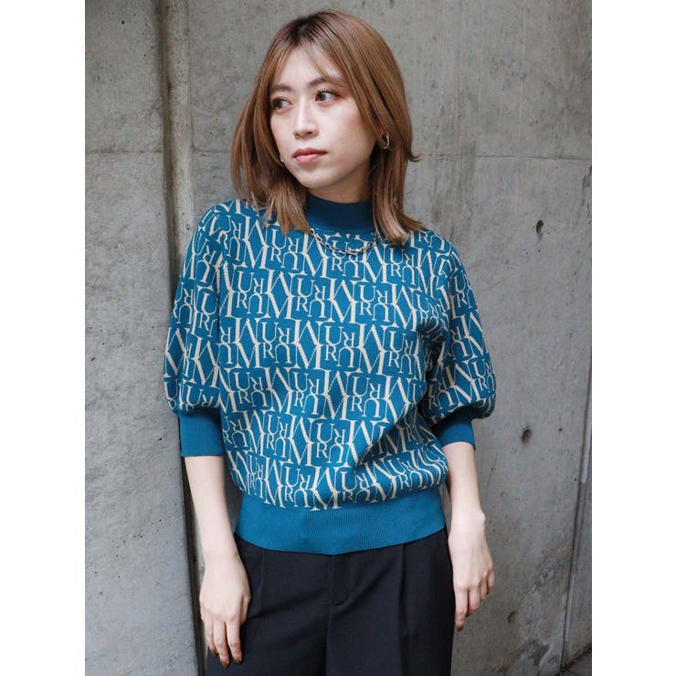 パターンジャガートハーフニット | MURUA | 詳細画像22 