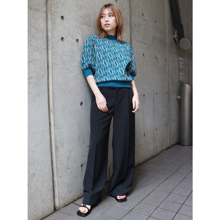 パターンジャガートハーフニット | MURUA | 詳細画像24 