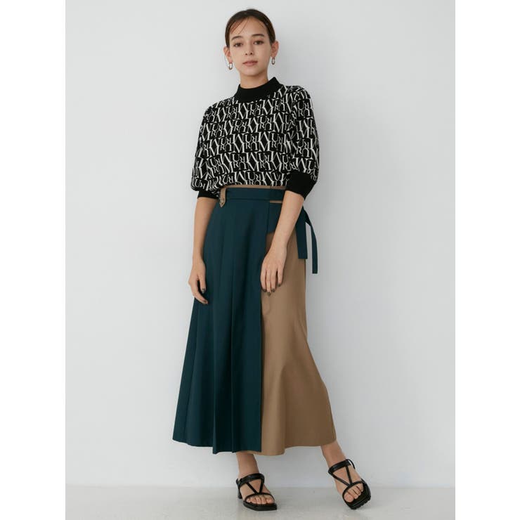 パターンジャガートハーフニット | MURUA | 詳細画像3 