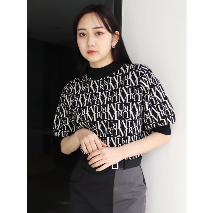 パターンジャガートハーフニット | MURUA | 詳細画像30 