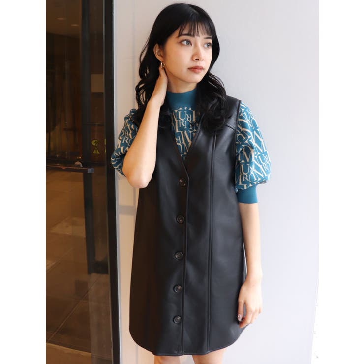 パターンジャガートハーフニット | MURUA | 詳細画像36 