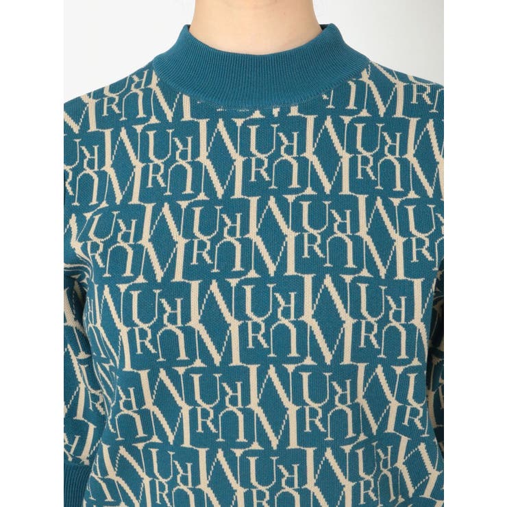 パターンジャガートハーフニット | MURUA | 詳細画像40 