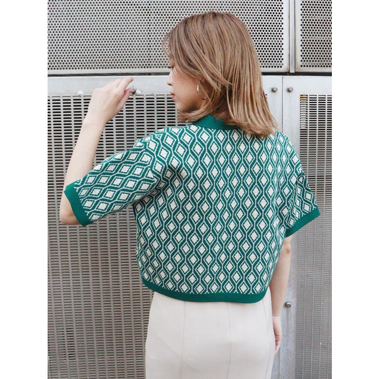 モノグラムハーフスリーブニットポロ | MURUA | 詳細画像39 