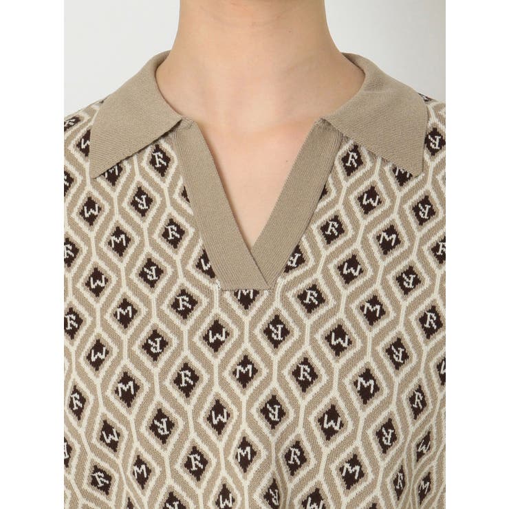 モノグラムハーフスリーブニットポロ | MURUA | 詳細画像45 