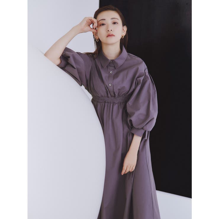 ダークグレー | バックドロストワンピース | MURUA