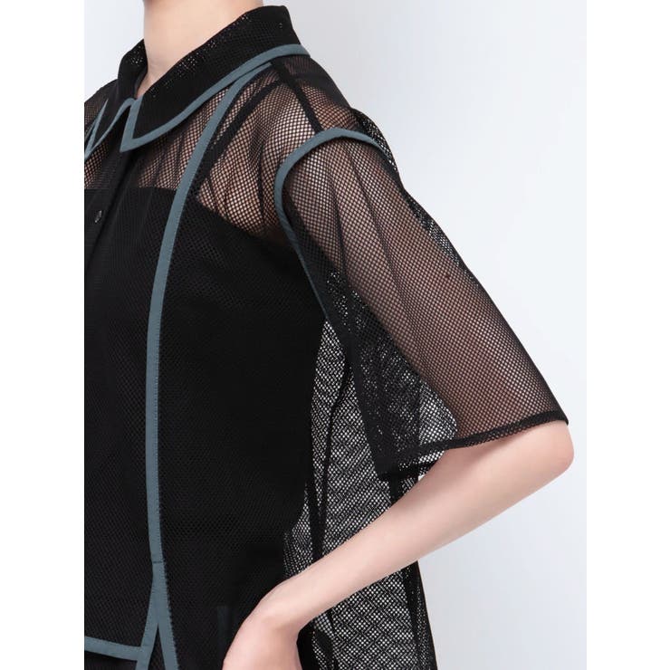 パイピングメッシュシャツ | MURUA | 詳細画像17 