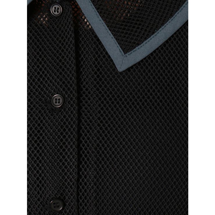 パイピングメッシュシャツ | MURUA | 詳細画像21 