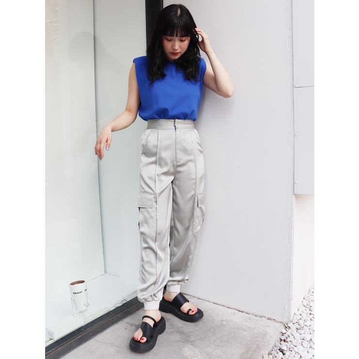 リブジョガーパンツ[品番：MKSW0051078]｜MURUA（ムルーア）の