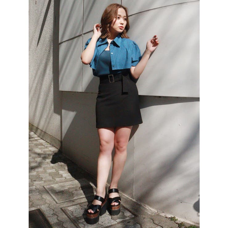 ワイドベルトミニスカート | MURUA | 詳細画像14 